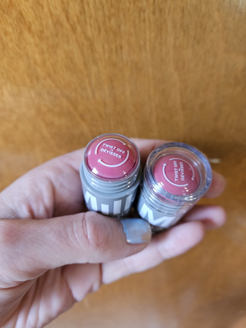 Milk Makeup Dual Cream Blush Sticks in Warm Rose